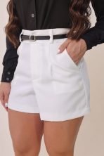 Short Alfaiataria - branco